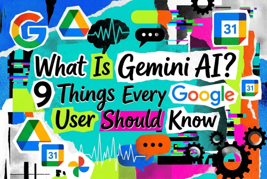 Professional header image for list-based article: What Is Gemini AI? 9 Things Every Google User Should Know