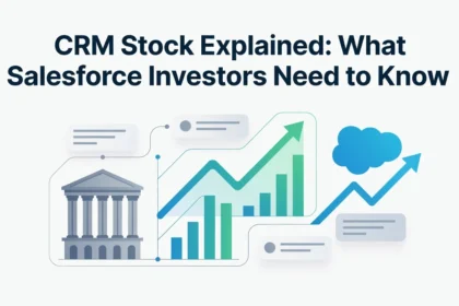 Professional header image for industry analysis: CRM Stock Explained: What Salesforce Investors Need to Know