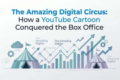 Professional header image for industry analysis: The Amazing Digital Circus: How a YouTube Cartoon Conquer...