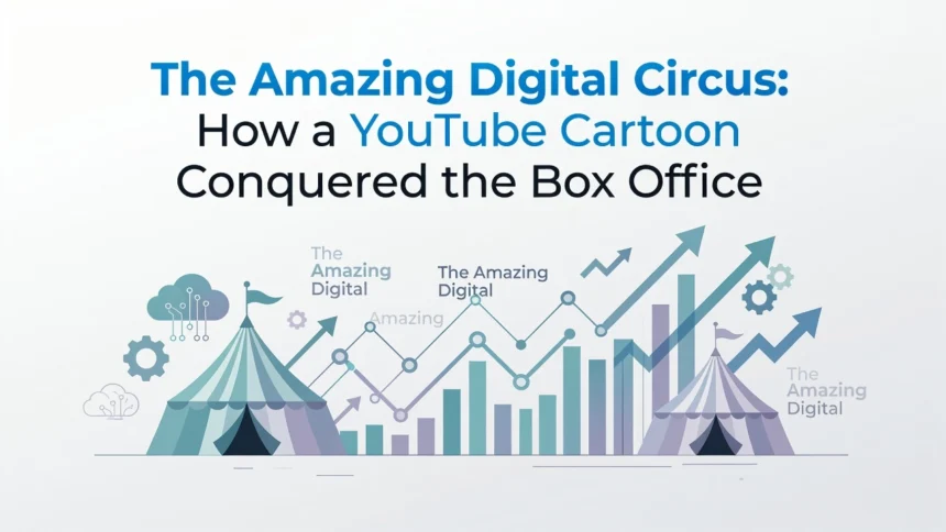Professional header image for industry analysis: The Amazing Digital Circus: How a YouTube Cartoon Conquer...
