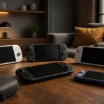 Editorial illustration for Best Handheld Gaming Consoles (2026)