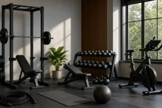 Editorial illustration for Best Home Gym Equipment: 5 Top Picks