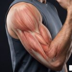 arm anatomy diagram showing biceps and triceps heads