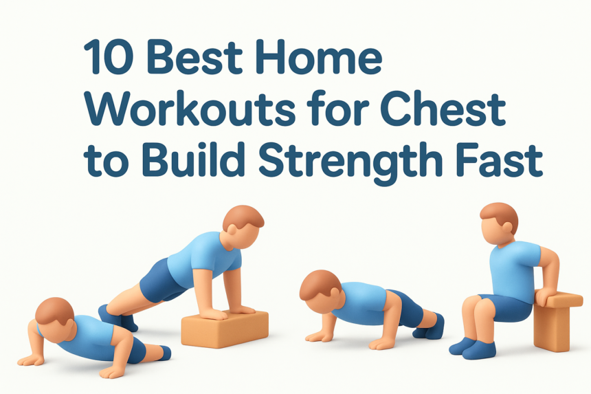 10 Best Home Workouts for Chest to Build Strength Fast